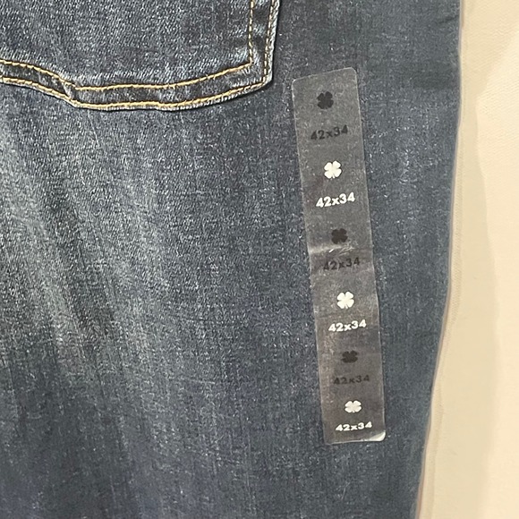 Lucky Brand 181 Relaxed Straight Mens Jeans Dark Wash Coolmax 42x34 NWT - Picture 7 of 12